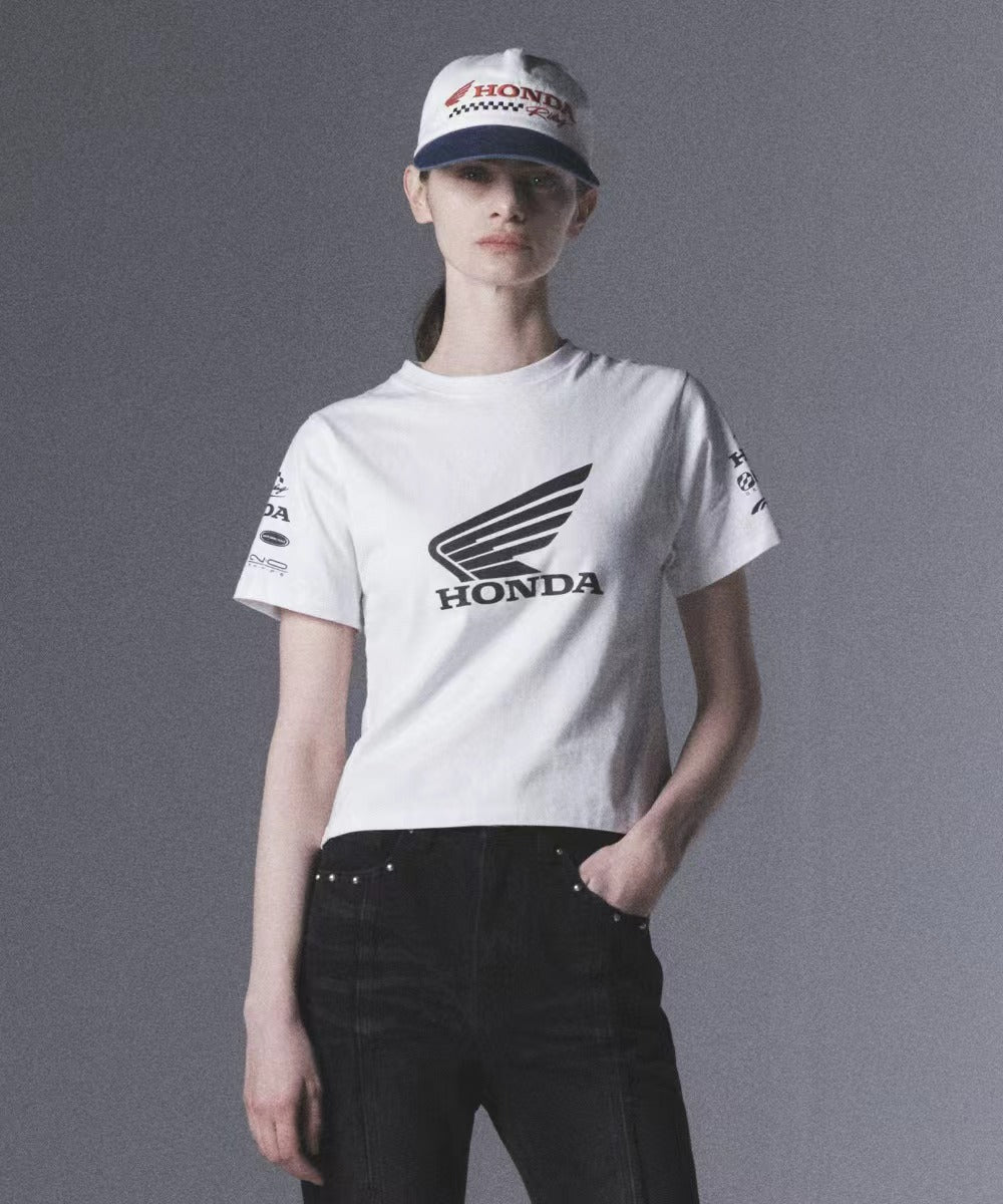 韓國 Honda Womans Wing collect Logo Short Sleeve【HA003】