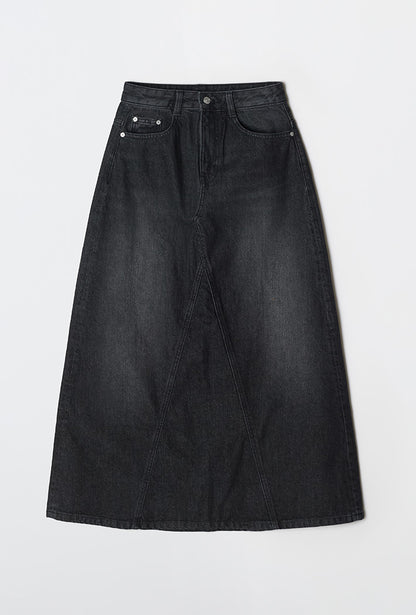 韓國 SPAO Denim Maxi Skirt【SP335】
