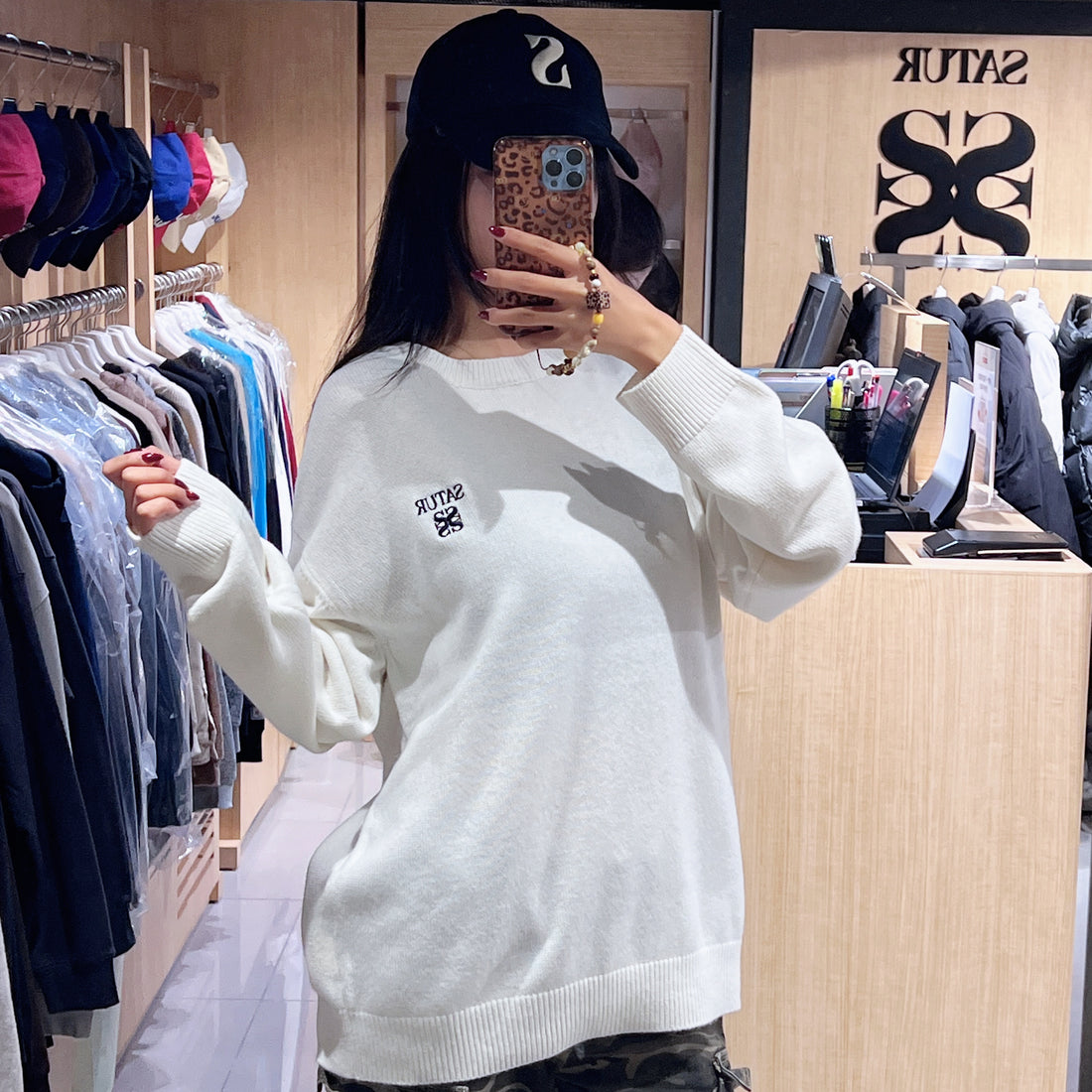 韓國 Satur Lauren Classic Logo Knit【SR200】