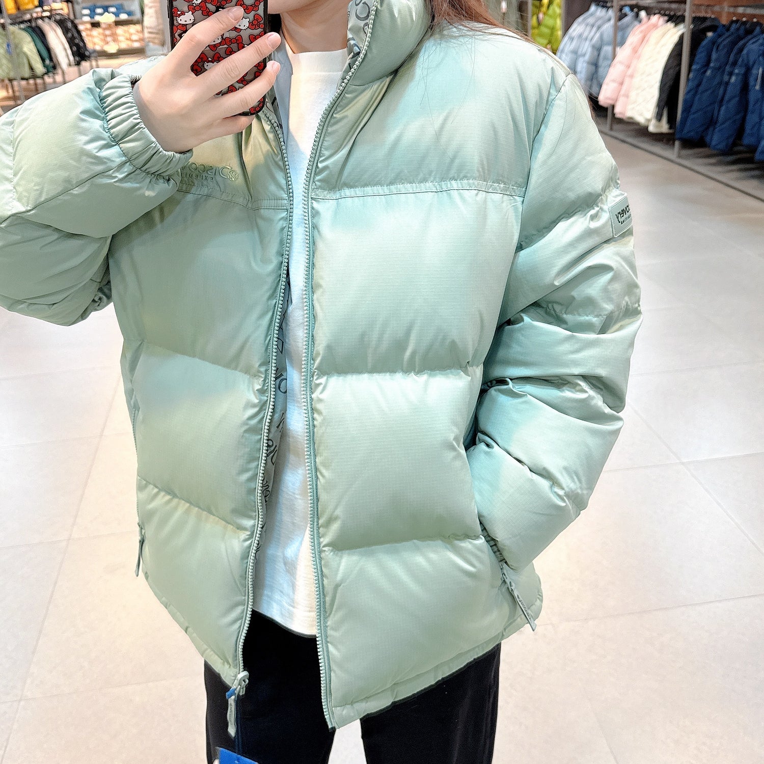 韓國 Discovery Choose One Of Three Glen Reversible Down Short Padding Styles (鵝絨)【DY191】