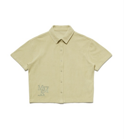 韓國 Markm Women's Terry Set-Up Half Shirt【MA210】