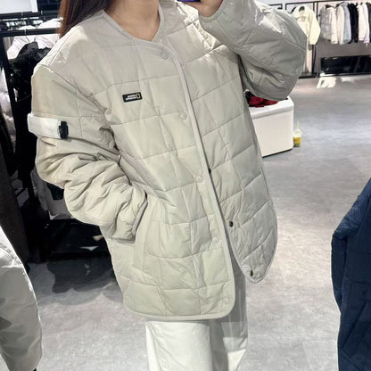 韓國 National Geographic Osukuni Quilted Reversible U-Neck Jacket【NG099】