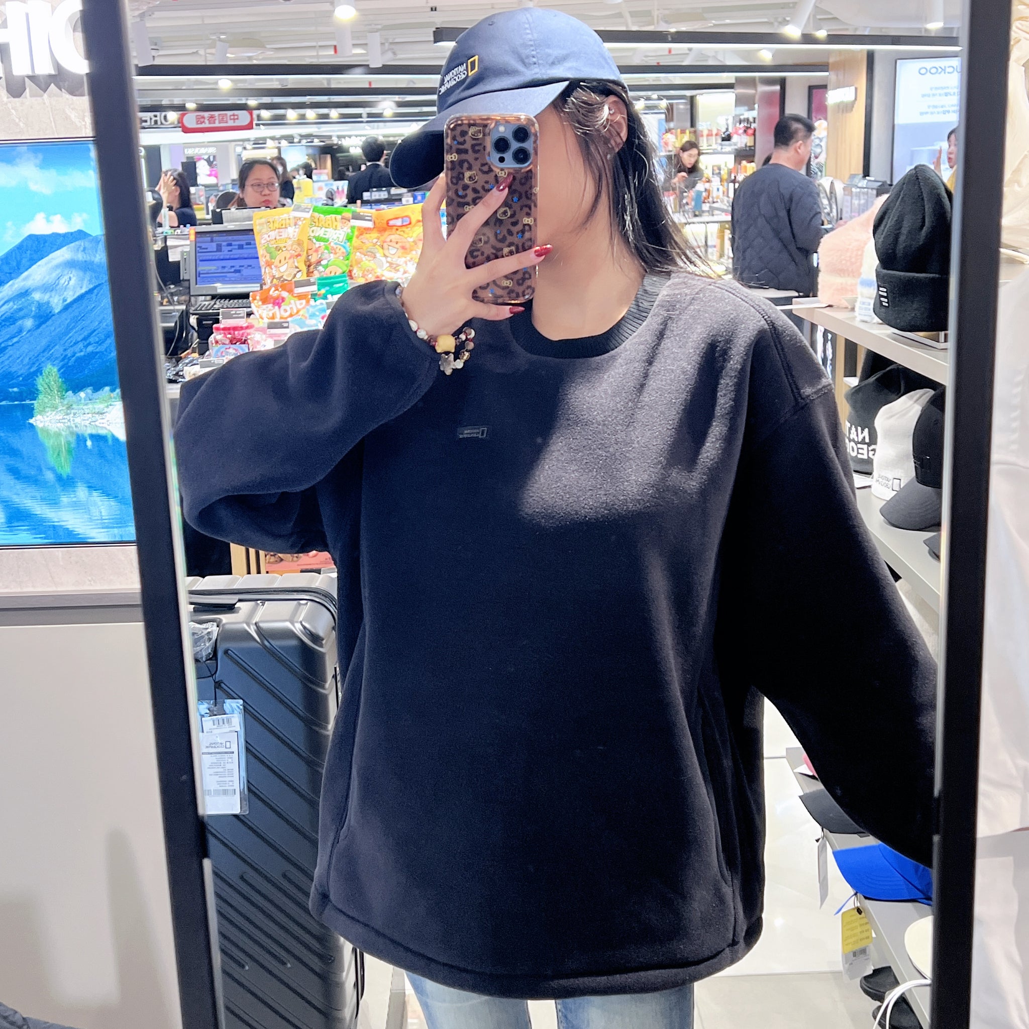 韓國 National Geographic Naos Fleece Long Sleeves【NG139】