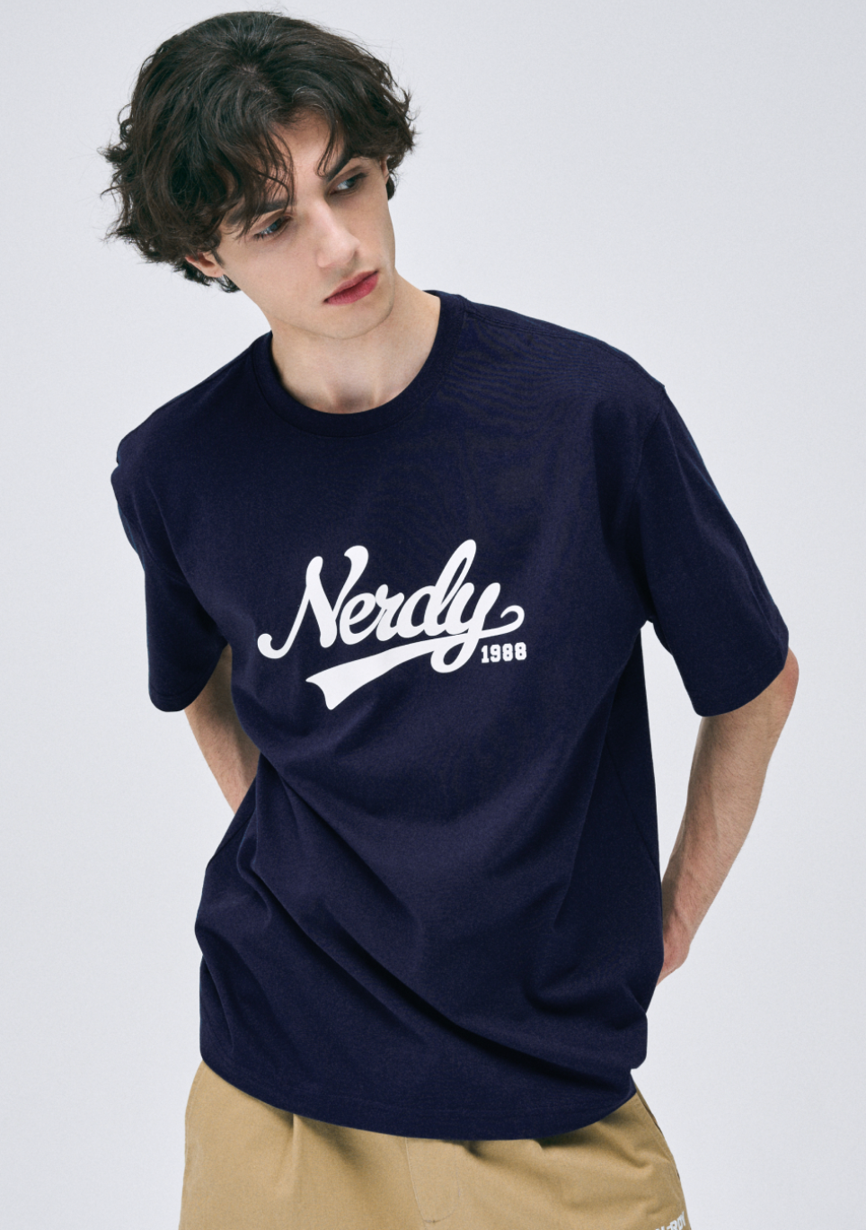 韓國 Nerdy Varsity Logo S/S T-Shirt【NY029】