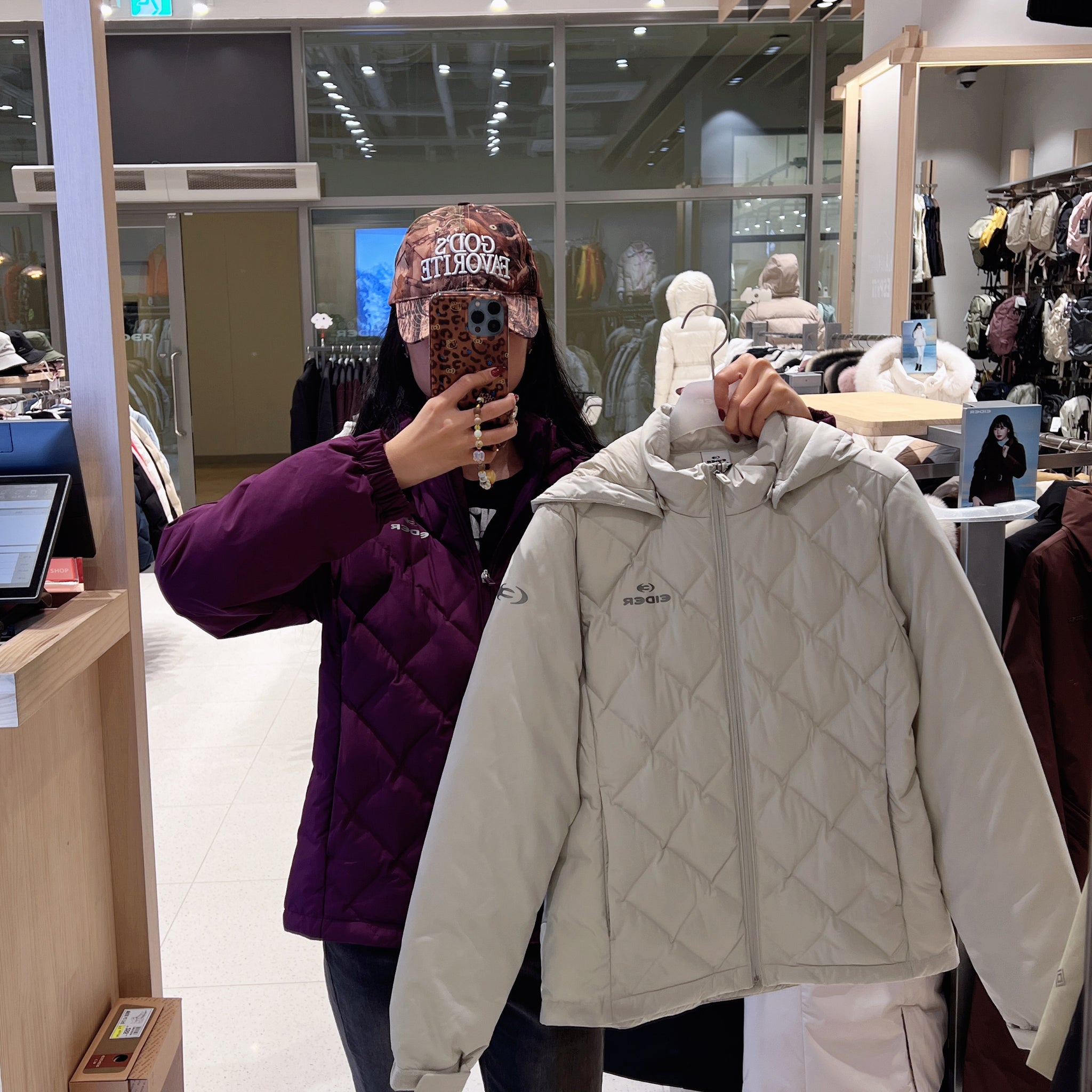 韓國 Eider POP Tube Women's Hybrid Down Jacket (鴨絨)【ER082】