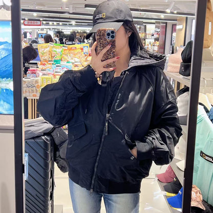 韓國 National Geographic Padded Flight Jacket【NG132】
