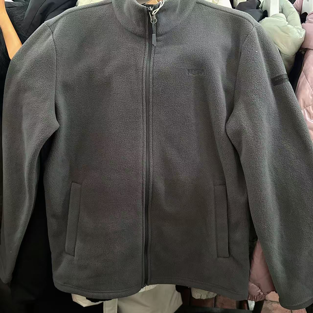 韓國 NEPA Unisex Basic Micro Fleece Jacket【NA034】