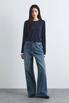 韓國 SPAO Long Wide Jeans【SP372】