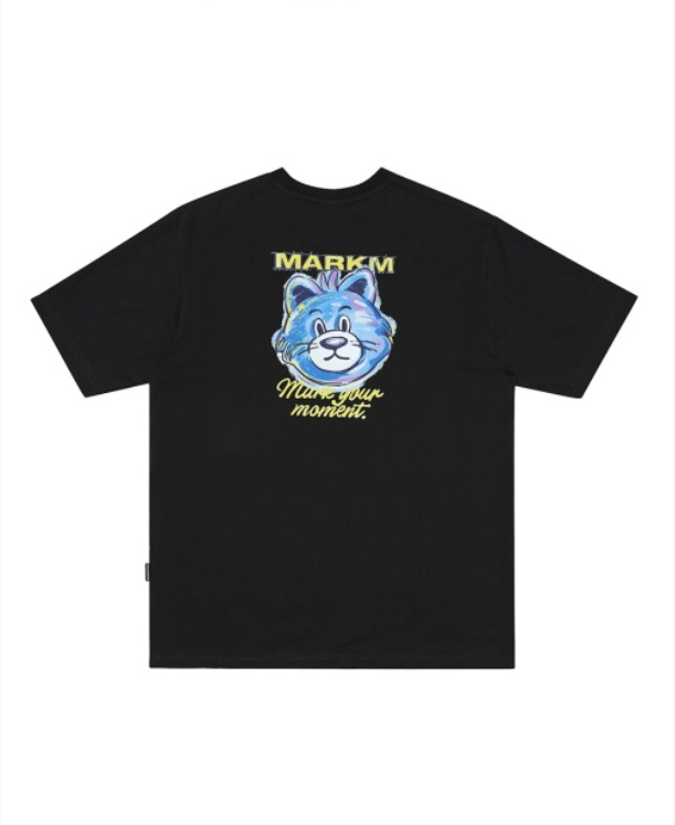 韓國 Markm Water Color Cat T-Shirt【MA177】