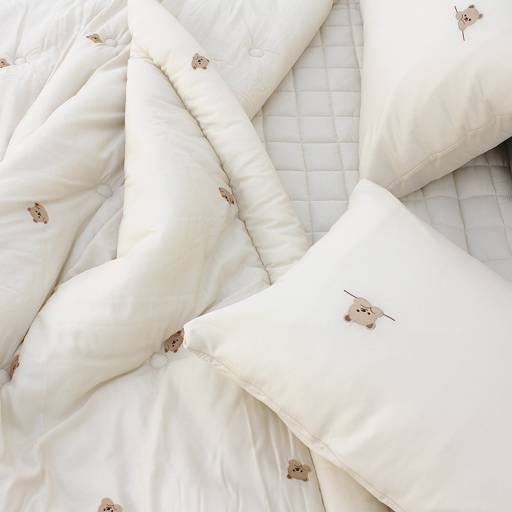 韓國 刺繡表情小熊莫代爾【SM412】