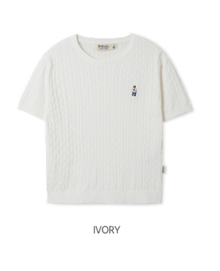 韓國 Who.A.U Steve Summer Short Sleeve Sweater【WA150】