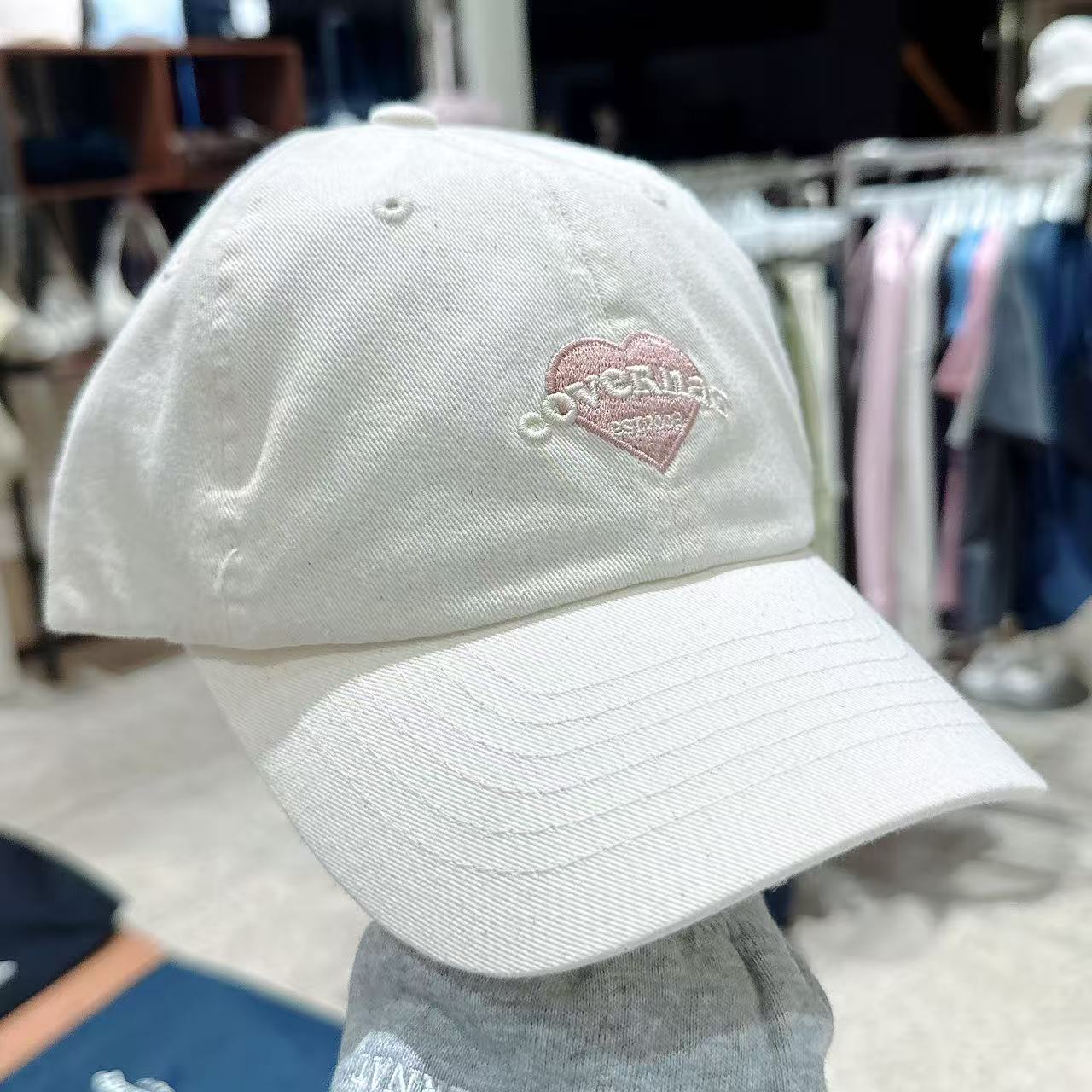 韓國 Covernat Cloverheart Cooper Logo Heart Ball Cap【CO084】
