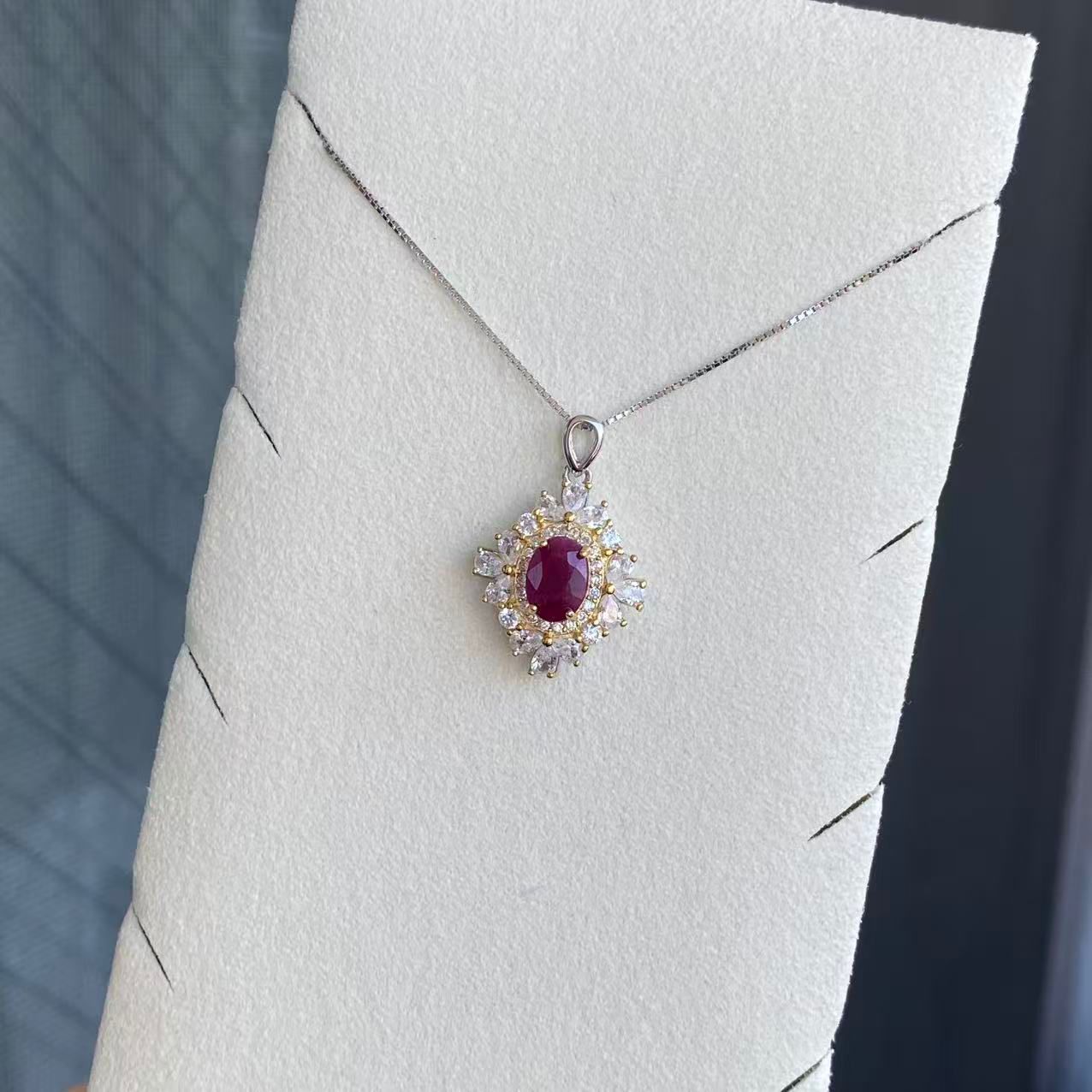 日本直送 紅寶石項鍊【JS337】