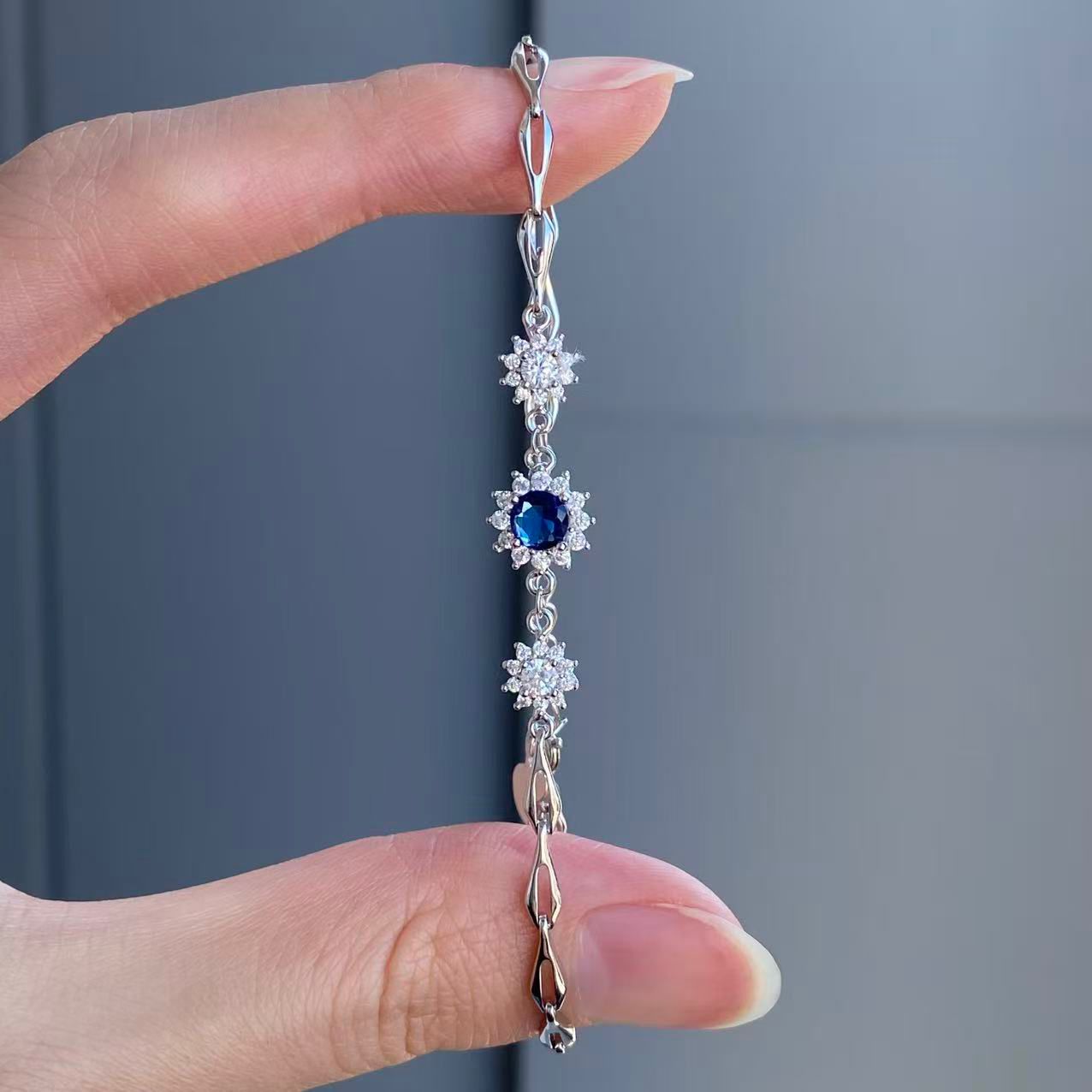 日本直送 藍寶石手鍊【JS348】