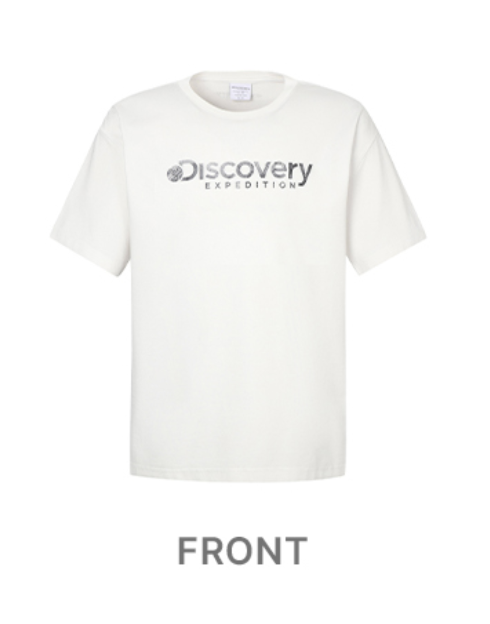 韓國 Discovery Fresh Washing Logo Graphic Short Sleeve T-Shirt凉爽防晒面料【DY022】
