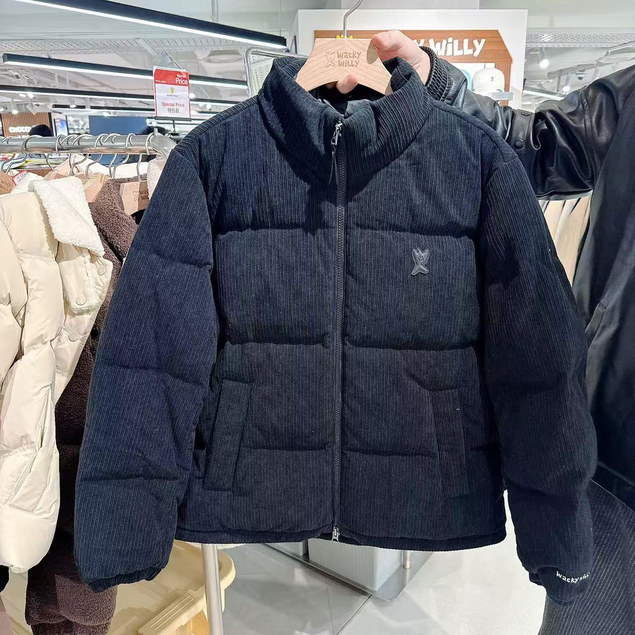 韓國 Wacky Willy Corduroy Down Jumper【WW114】