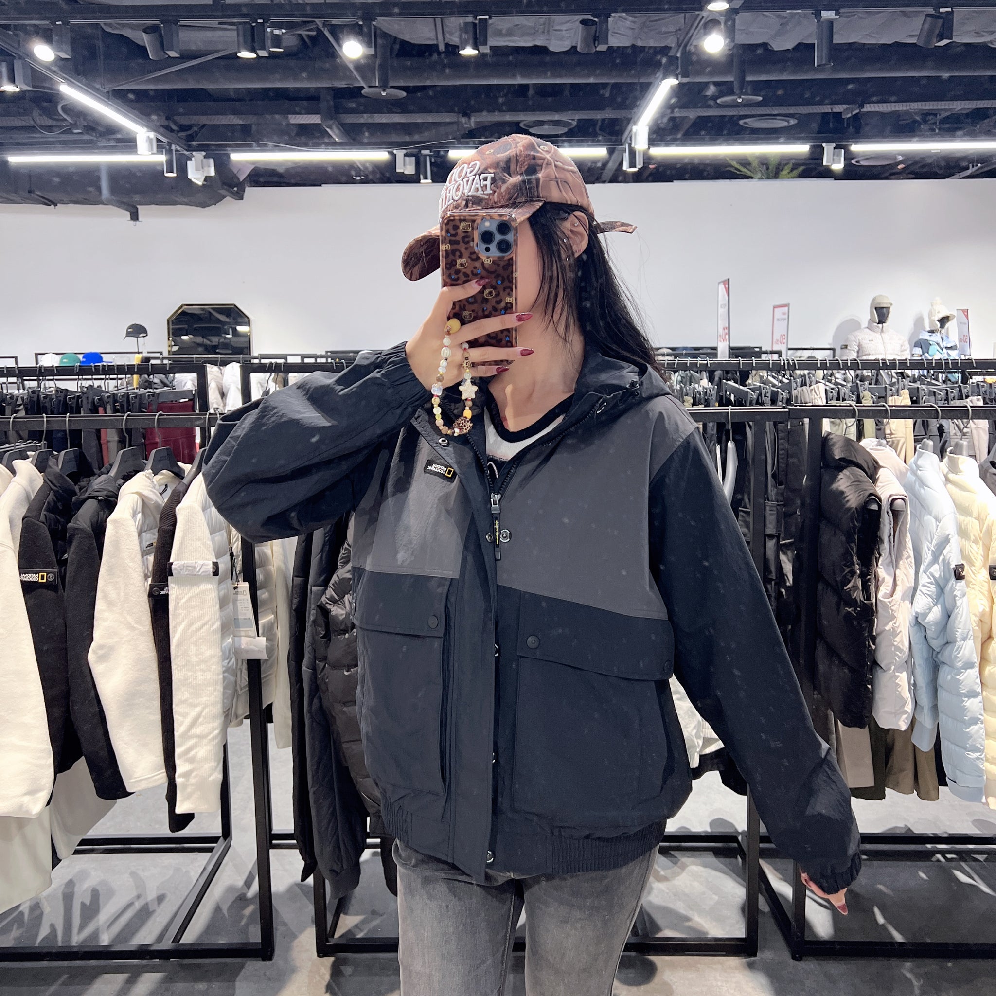 韓國 National Geographic Capra Windbreaker Hooded Jumper【NG091】