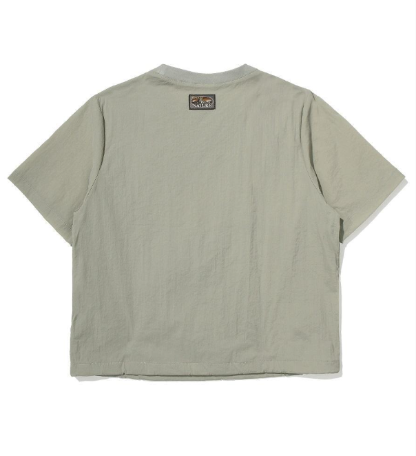 韓國 BBC Utility Woven Round T-Shirt【BC077】