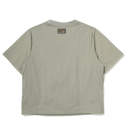 韓國 BBC Utility Woven Round T-Shirt【BC077】