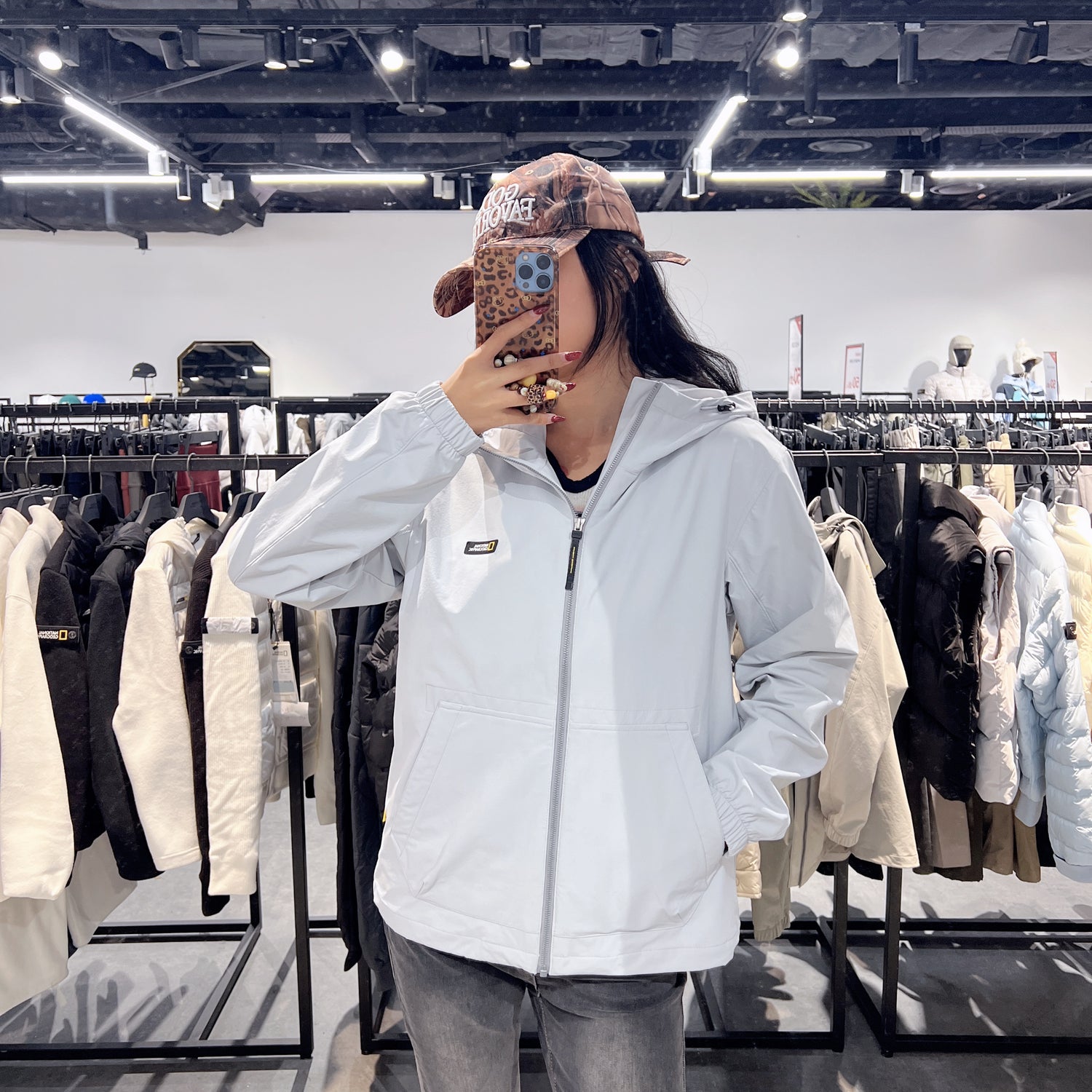 韓國 National Geographic Archelon Woven Stretch Training Hoodie Zip-Up【NG089】