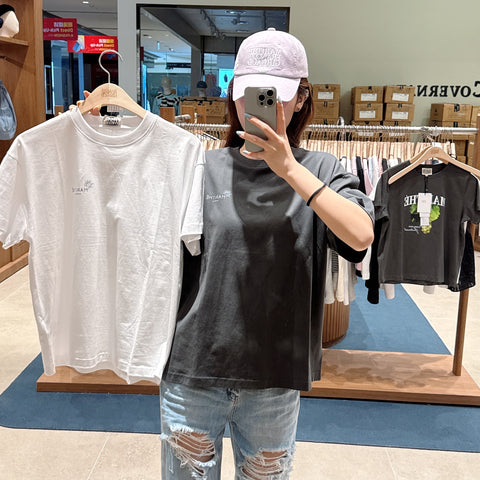 韓國 Marithe Francois Girbaud PARIS GRAPHIC OVERSIZED T-SHIRTS【MF582】