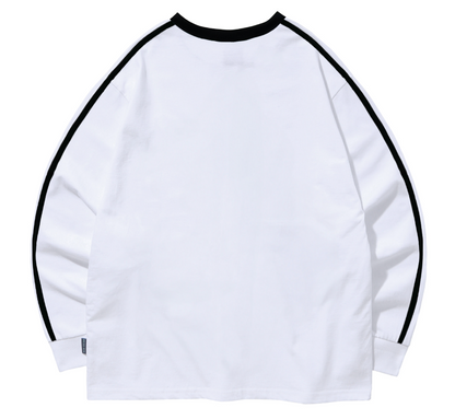 韓國 Video Jockey Rose Day Sports LS T-Shirt【VJ081】