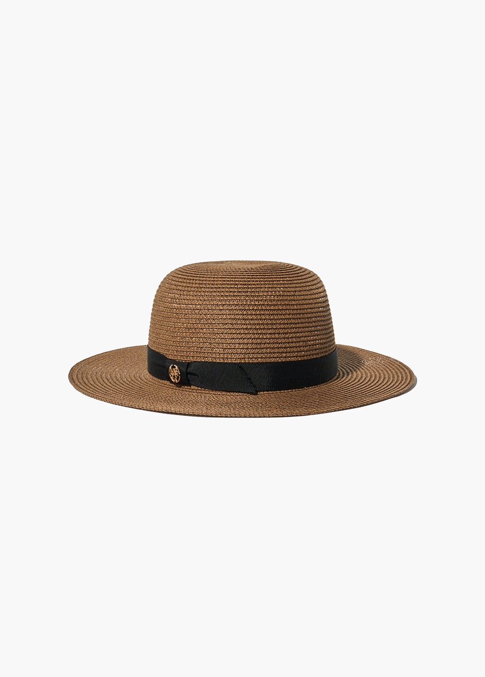 韓國 Marithe Francois Girbaud Women's CIRCLE LOGO RAFFIA HAT【MF584】