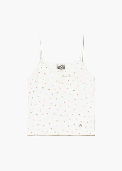 韓國 Marithe Francois Girbaud W FLOWER CROP SLEEVELESS TEE【MF594】