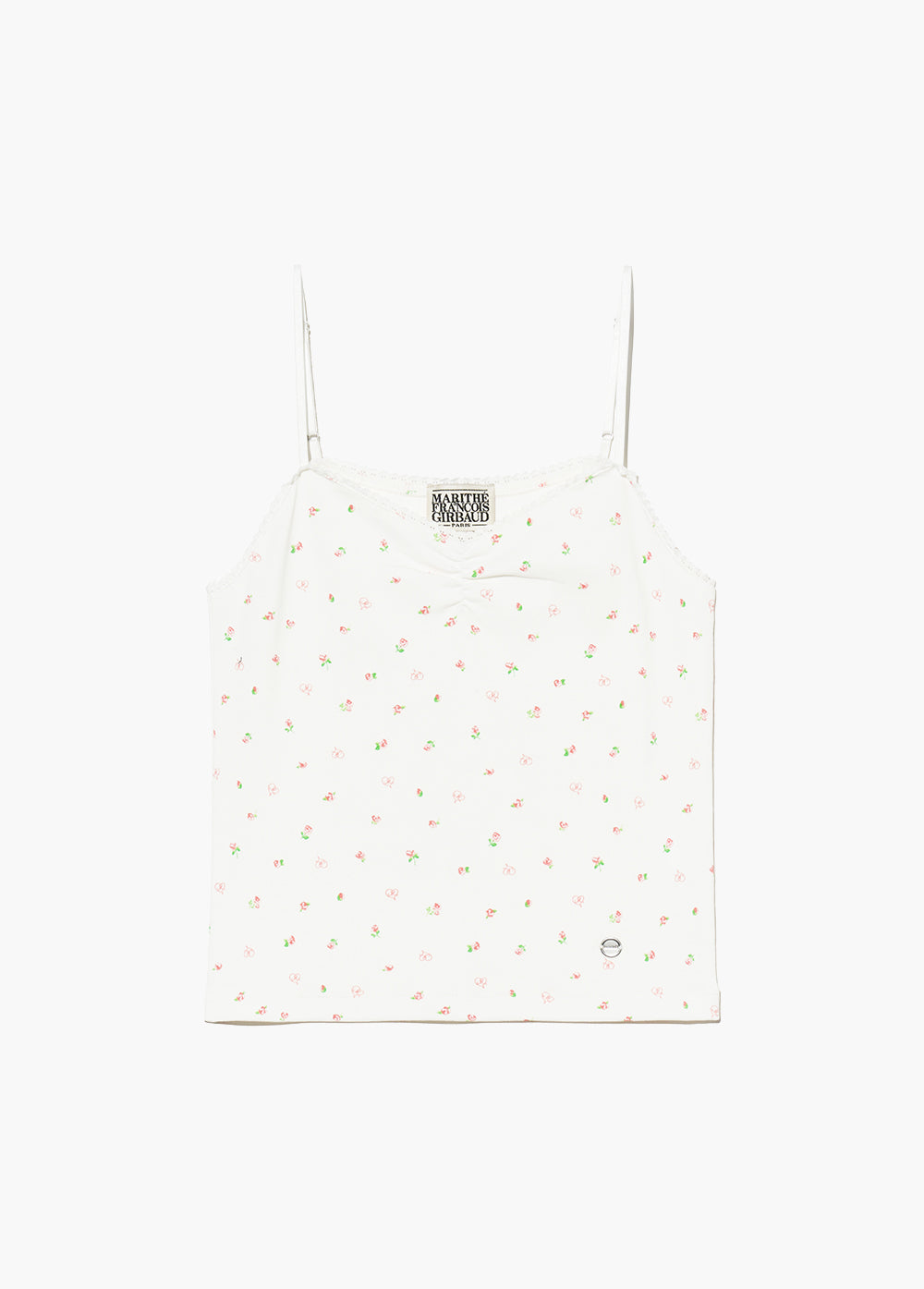 韓國 Marithe Francois Girbaud W FLOWER CROP SLEEVELESS TEE【MF594】