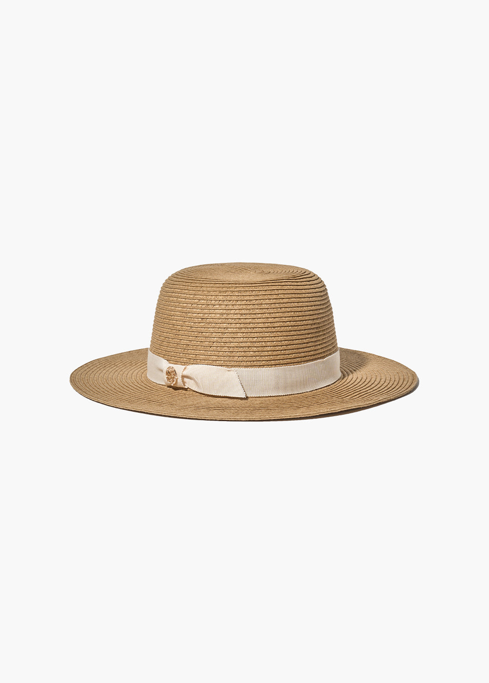 韓國 Marithe Francois Girbaud Women's CIRCLE LOGO RAFFIA HAT【MF584】