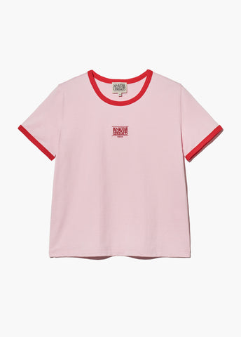 韓國 Marithe Francois Girbaud CLASSIC LOGO RINGER T-SHIRT【MF470】