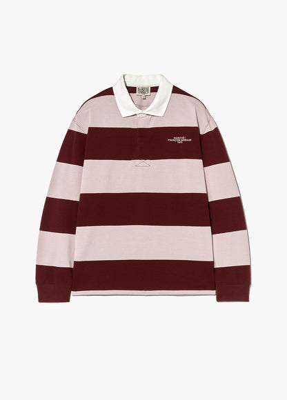 韓國 Marithe Francois Girbaud STRIPE RUGBY T-SHIRT【MF440】
