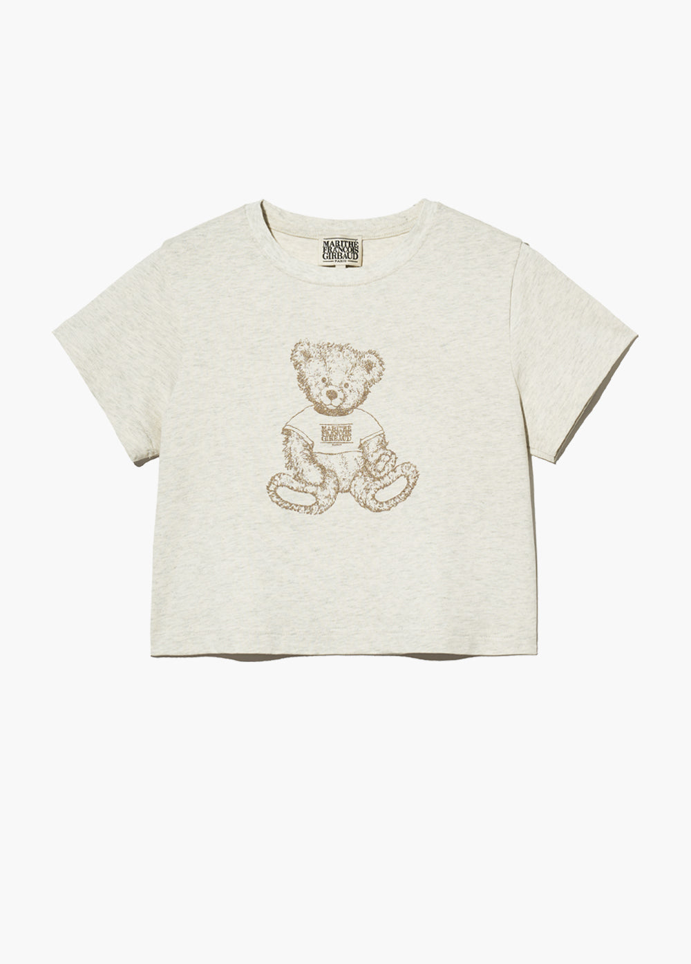 韓國 Marithe Francois Girbaud Bear Crop T-Shirt【MF508】