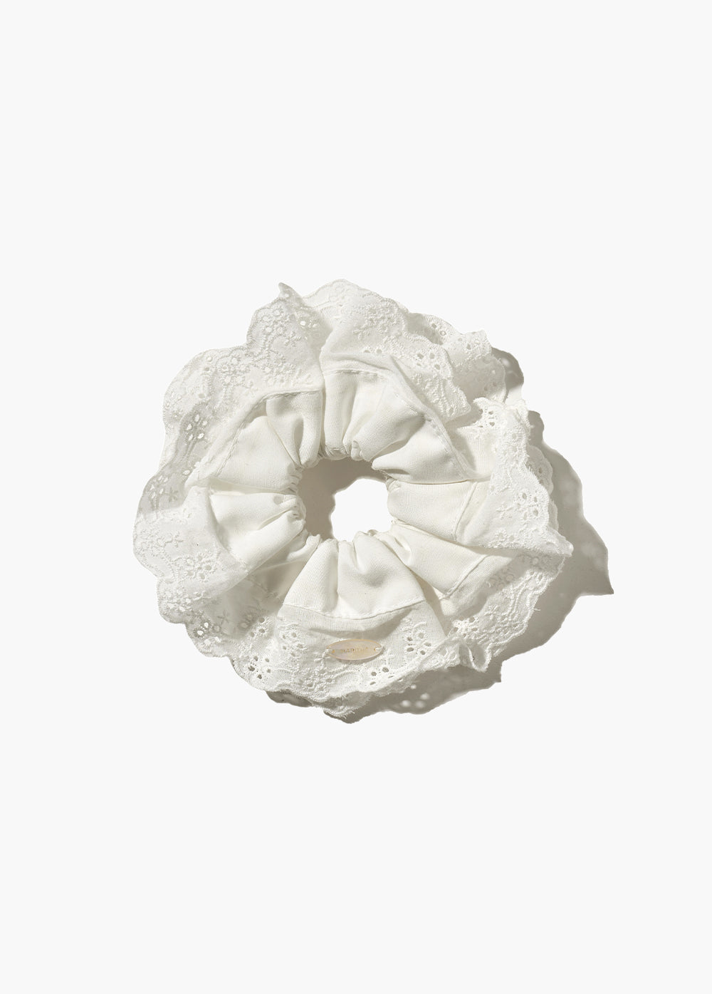 韓國 Marithe Francois Girbaud REGULAR LOGO LACE HAIR SCRUNCHIE【MF596】
