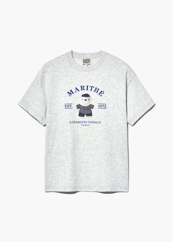 韓國 Marithe Francois Girbaud DOODLE BEAR IMAGE GRAPHIC TSHIRT【MF484】