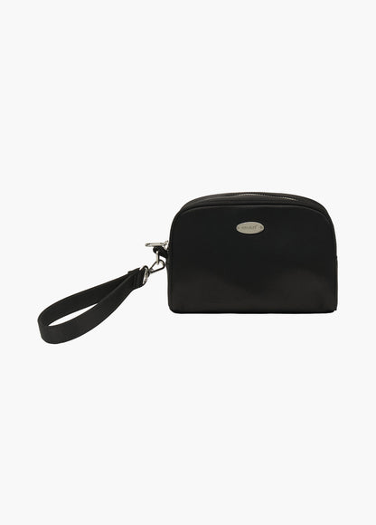 韓國 Marithe Francois Girbaud REGULAR LOGO SATIN POUCH 【MF309】