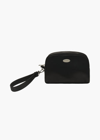 韓國 Marithe Francois Girbaud REGULAR LOGO SATIN POUCH 【MF309】