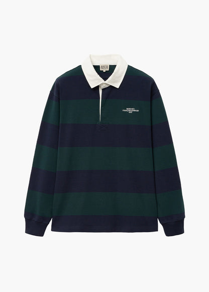韓國 Marithe Francois Girbaud STRIPE RUGBY T-SHIRT【MF440】