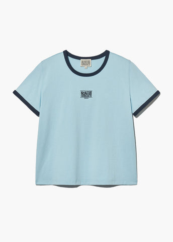 韓國 Marithe Francois Girbaud CLASSIC LOGO RINGER T-SHIRT【MF470】