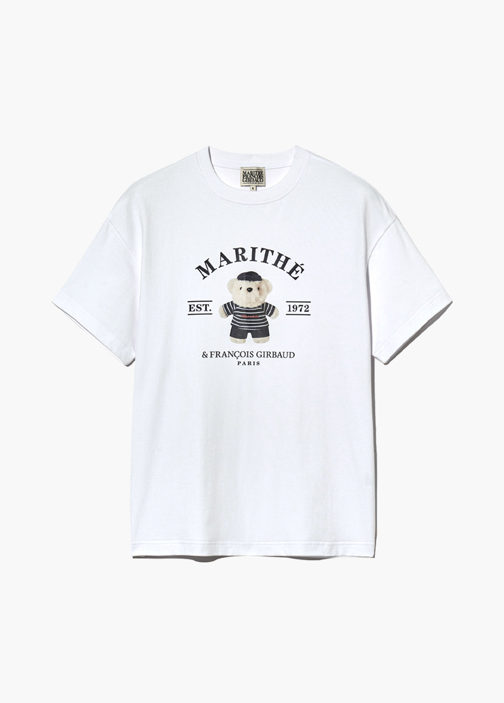 韓國 Marithe Francois Girbaud DOODLE BEAR IMAGE GRAPHIC TSHIRT【MF484】