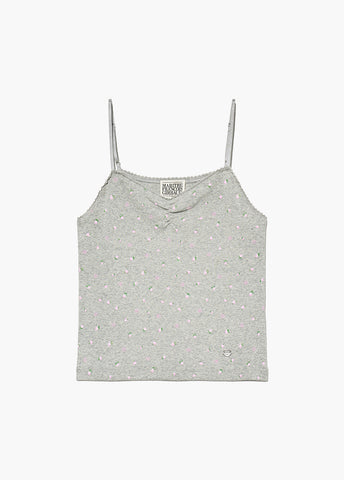韓國 Marithe Francois Girbaud W FLOWER CROP SLEEVELESS TEE【MF594】
