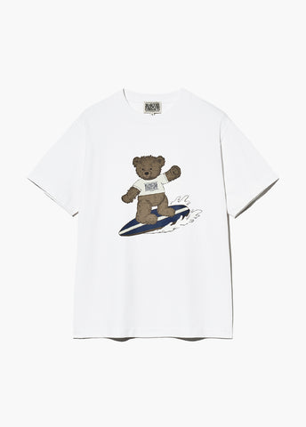 韓國 Marithe Francois Girbaud DOODLE BEAR TSHIRT【MF485】