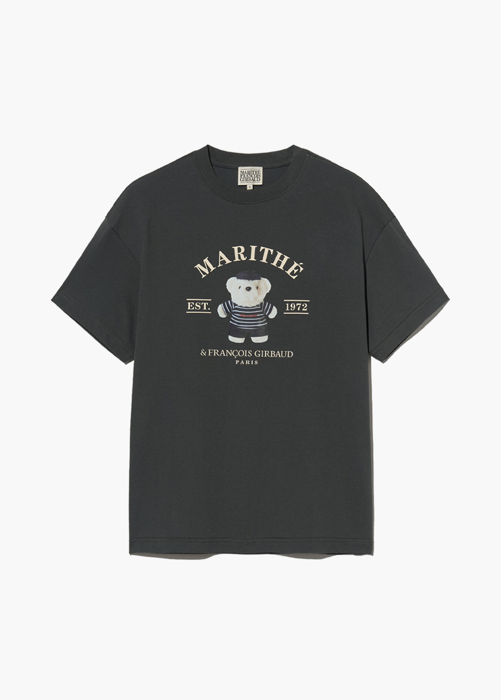 韓國 Marithe Francois Girbaud DOODLE BEAR IMAGE GRAPHIC TSHIRT【MF484】