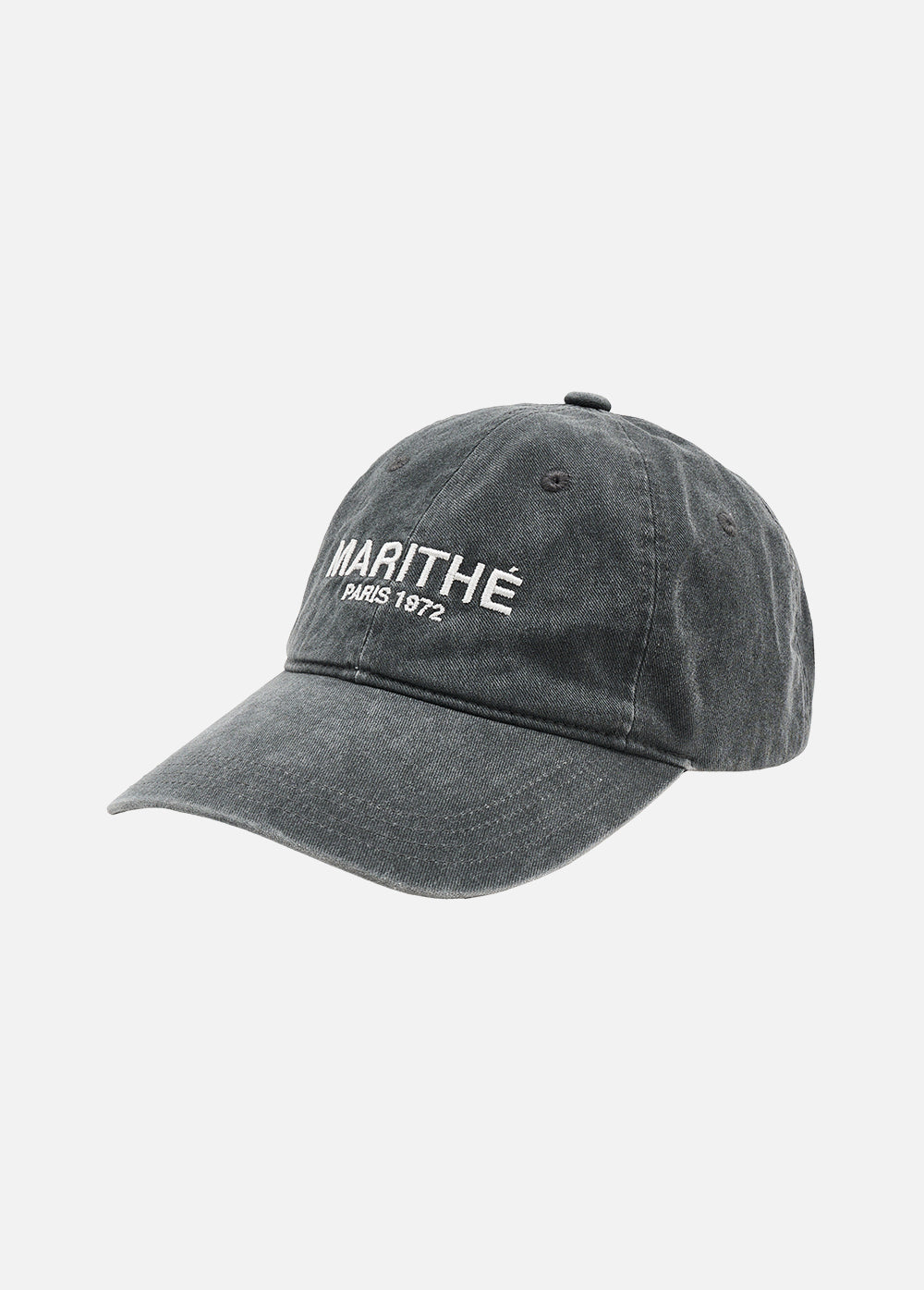 韓國 Marithe Francois Girbaud DENIM WASHING LOGO BALL CAP 【MF055】