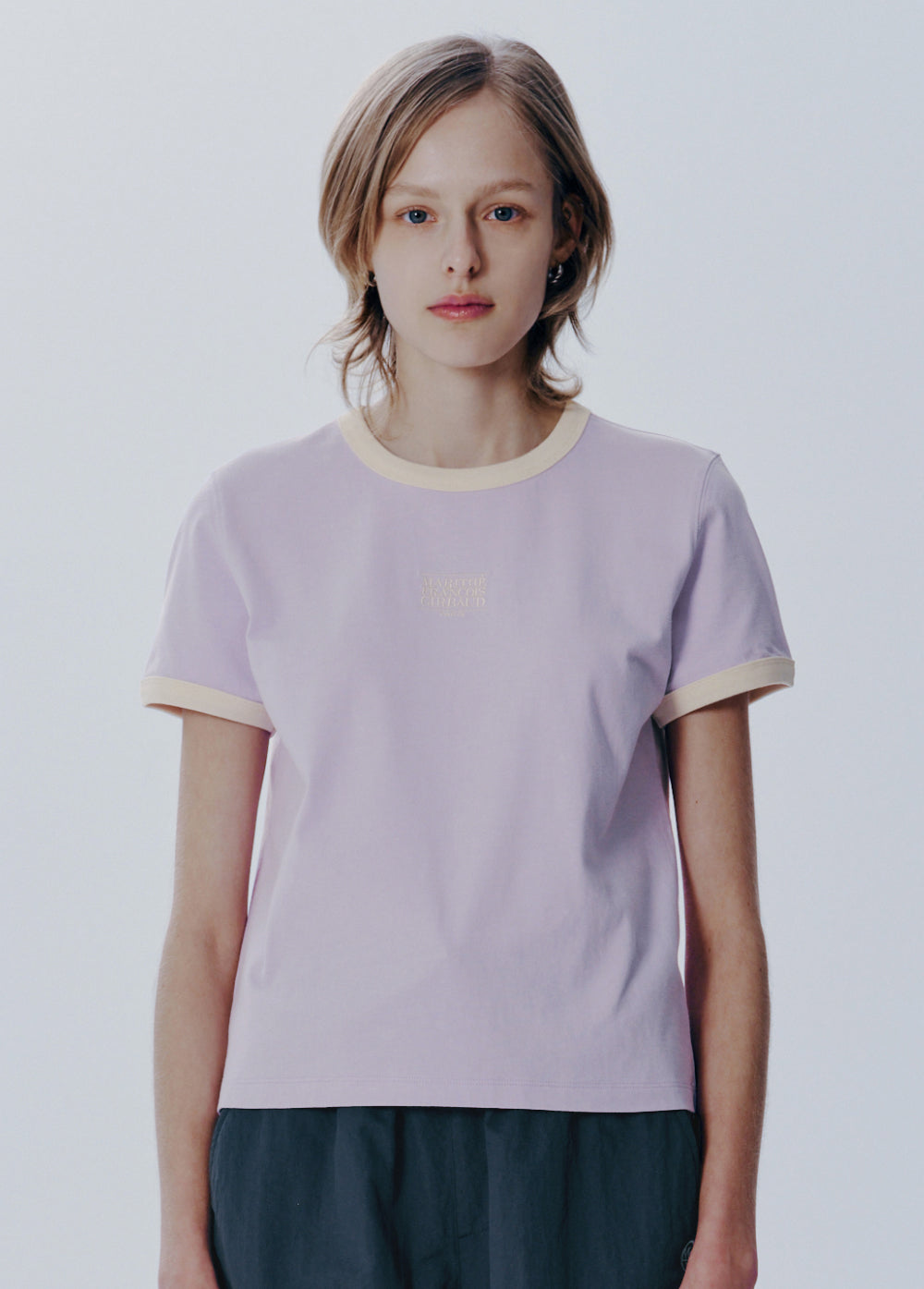 韓國 MFG W CLASSIC LOGO RINGER TEE 【MF164】