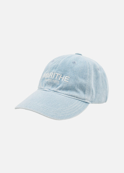 韓國 Marithe Francois Girbaud DENIM WASHING LOGO BALL CAP 【MF055】