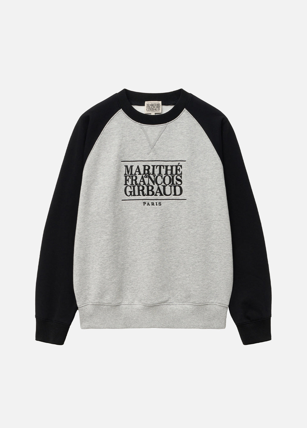 韓國 Marithe Francois Girbaud CLASSIC LOGO COLOR BLOCK RAGLAN SWEATSHIRT【MF117】