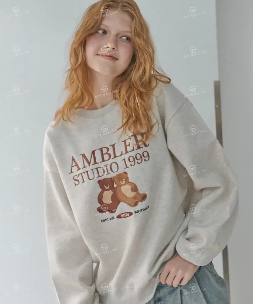 韓國 Ambler Cheat Day Sweatshirt【AR073】 Oatmeal / S 一般商品