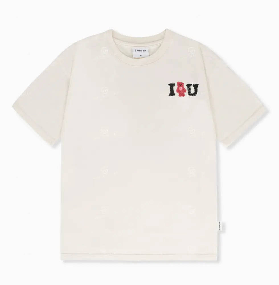 韓國 Ambler I-GOMU Overfit Short Sleeve T-Shirt【AR148】 Ivory / S 一般商品