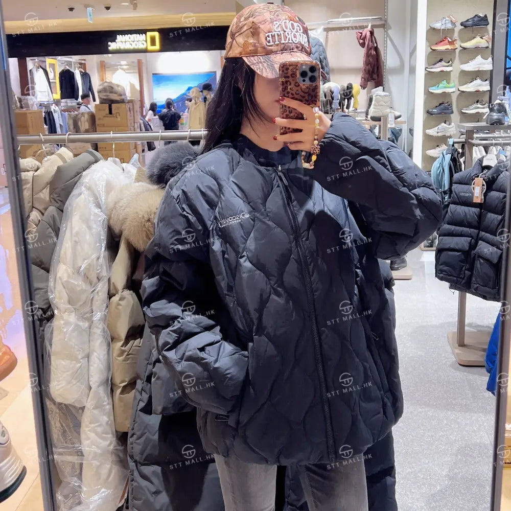 韓國 Discovery Pictor U New Quilted Down Lightweight Padding【DY067】 Black / 90-S 一般商品